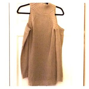Exposed Shoulder Sweater